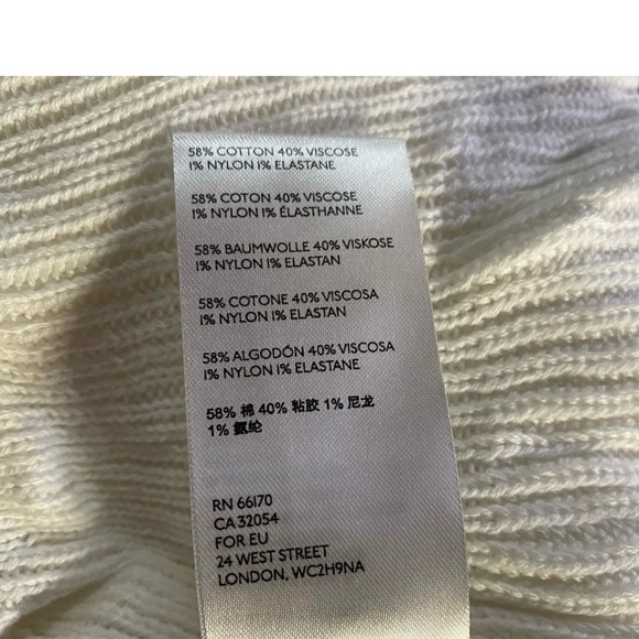 NEW Free People Ivory White Ribbed Knit High Waisted A Line Mini Skirt XS - Picture 5 of 7